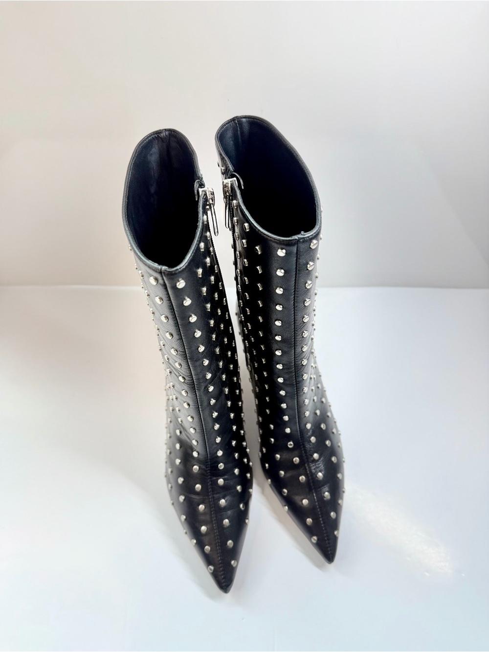 🖤 L’INTERVALLE Studded Leather Ankle Boots – Black – Size 37 (US 6) - Picture 6 of 12